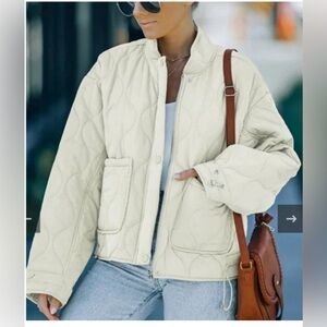 NWT LUCKY BRAND JACKET white